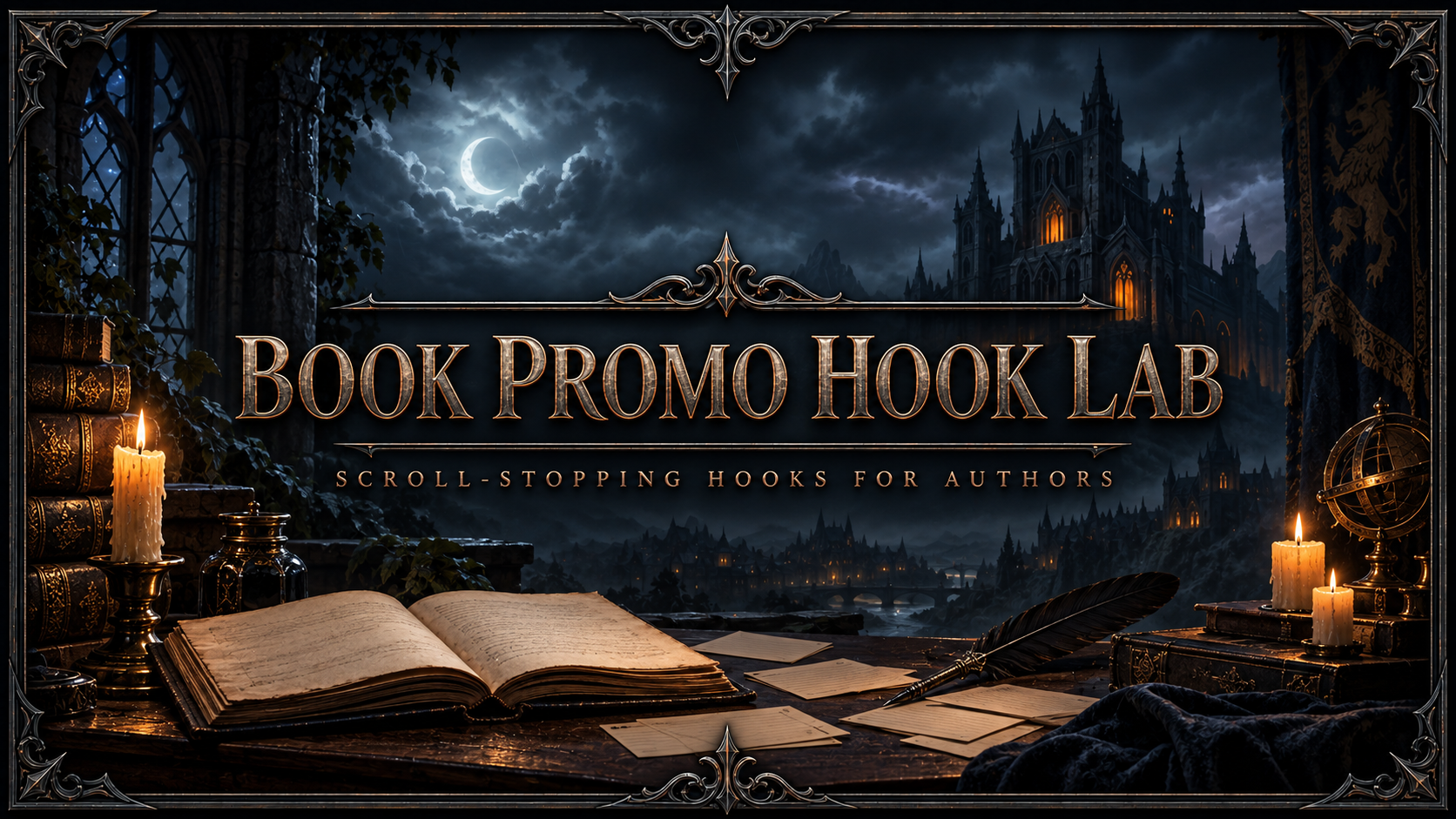 Book Promo Hook Lab — scroll-stopping hooks for authors