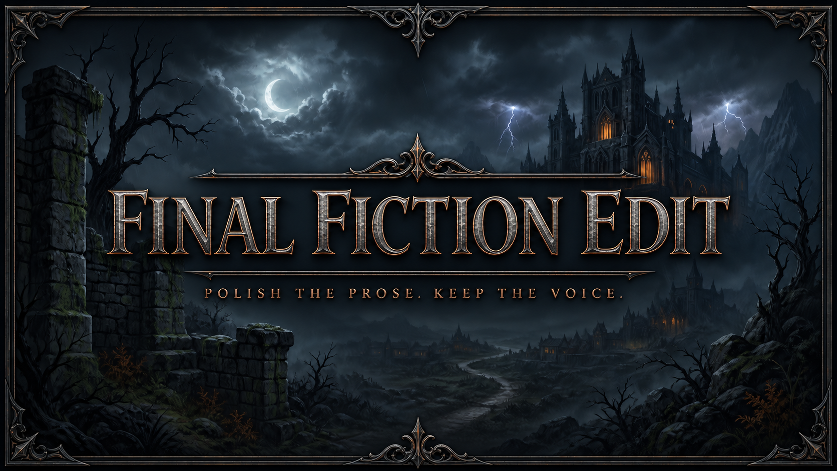 Final Fiction Edit — Polish the prose. Keep the voice.