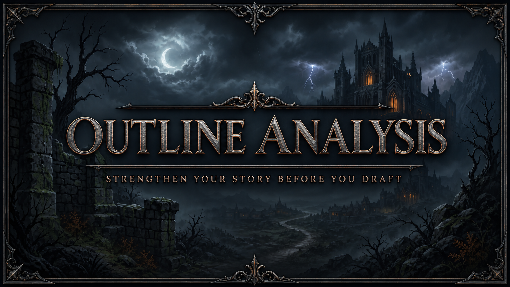 Outline Analysis: strengthen your story before you draft